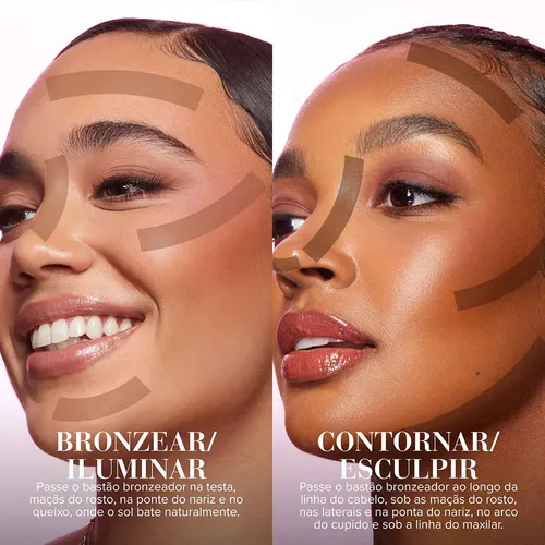 Bronceador y barra de contorno Too Faced Chocolate Soleil, Choc Tom de Chocolate Souffle Makeup