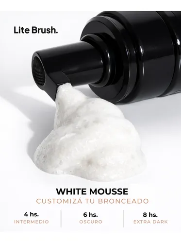 Autobronceante Mousse White Sin Guía De Color Litebrush