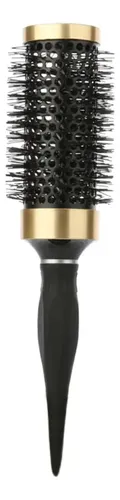 Pincel De Peluquería Barber De 4,5 Cm, Negro Y Dorado, 4,5 C