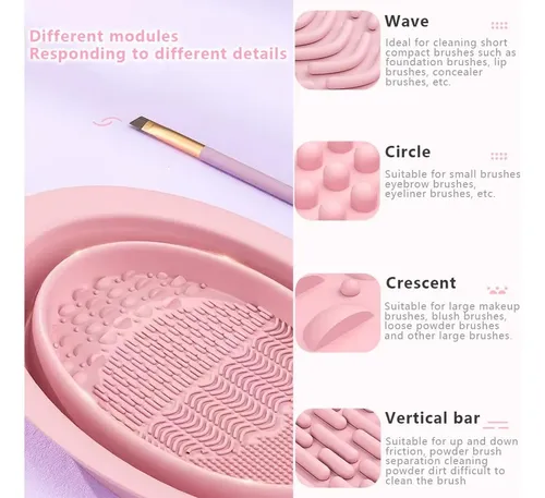 31 Pcs Set De Pinceles De Maquillaje + Esponja Y Esponja