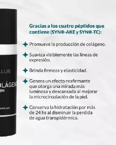 Serum Contorno De Ojos Pro Colageno Vegano 15ml Biobellus
