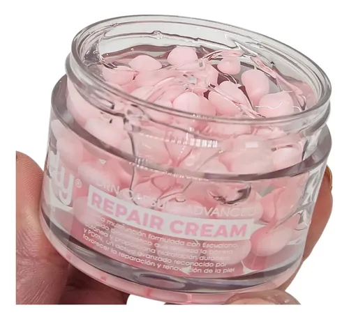 Crema Facial Mely Pdrn Squalane Reparadora Hidratante 60g Todo Tipo De Piel Día/noche
