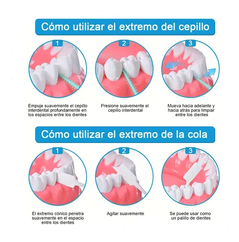 Xiaoyii 400 Mini Cepillos Hilo Dental Silicona Xiaoyii