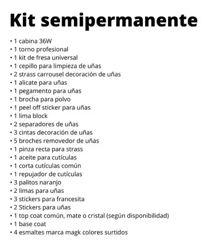 Kit Inicial X41 Completo Cabina Torno Esmaltados Uñas Semi