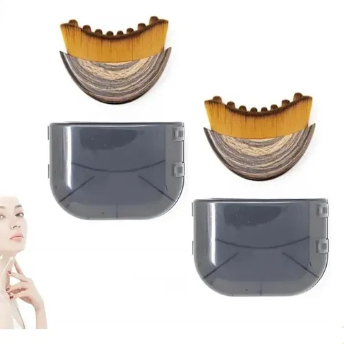 Kit Con 2 Cepillos Linfáticos Faciales Y Corporales