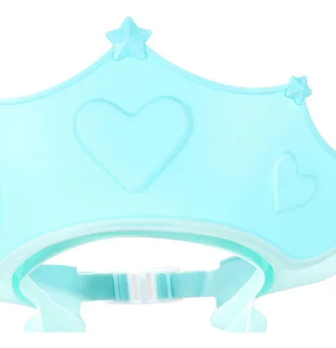 Gorros De Ducha Suaves Ajustables Para Baño, Azul Y Azul, 1,