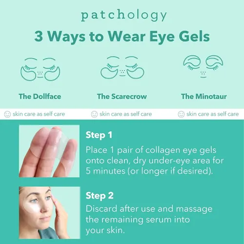 Parche Gel Ojos Antihinchazón Y Ojeras X5 Pares