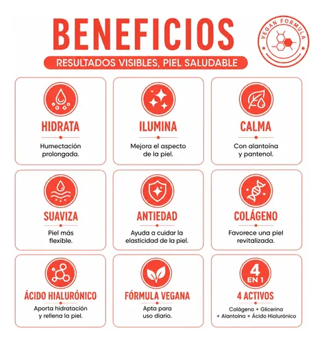 Serum Facial Mely Colágeno Ácido Hialurónico Antiage 30ml