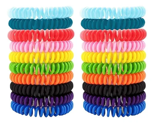 Gomas Antipiojos 20 Piezas, Elásticas, Moda