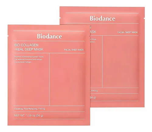 Mascarilla Facial Biodance Bio-colágenodo 2 X 1 Oferta!!