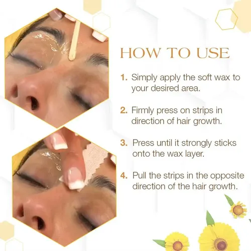 Gigi Petite Tiras De Muselina Natural Para Depilación 100