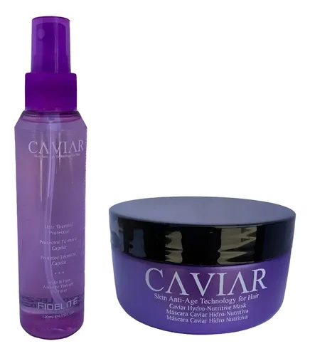 Combo Fidelite Caviar Protector Termico + Mascara 250 Gr