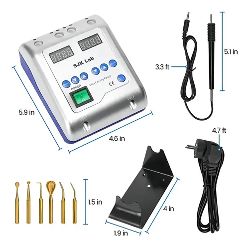 Enceradora Eléctrica Laboratorio De Dental Con 6 Lápices J01