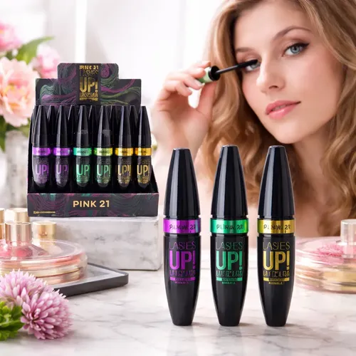 Rimel Mascara Pestañas Lashes Up Pink21 Tono Negro 3 Modelos