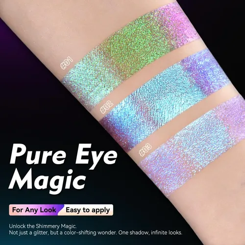 Sombra Líquida Duochrome Galaxy #08, Pigmentos Metálicos