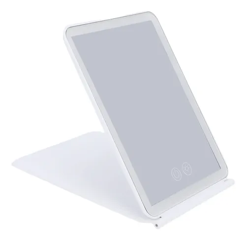 Espejo De Maquillaje De Viaje Plegable Led, Recargable, C .