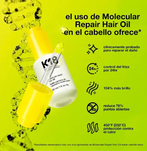K18 Oil Capilar Reparador Molecular 30 Ml