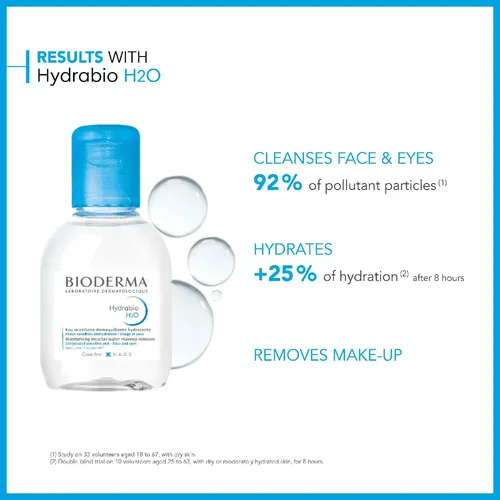 Agua Micelar Bioderma Hydrabio H2o 100ml Para Piel Deshidrat