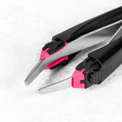 Lurrose Pinzas Automáticas Para Cejas Retráctiles Para Rostr Negro