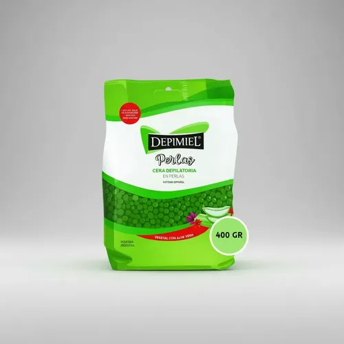 Depimiel Cera Depilar Vegetal Perlas Sistema Español 400 Gr