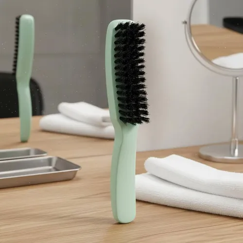 Cepillo De Peinado Para Cabello Y Barba Con Cerdas, Negro