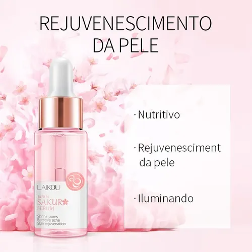 Set De Viaje Laikou Sakura Con Esencia Facial Y Crema Ojos