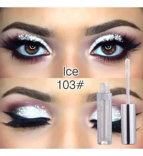 Sombra Líquida De Ojos 12 Colores Larga Duración Y A