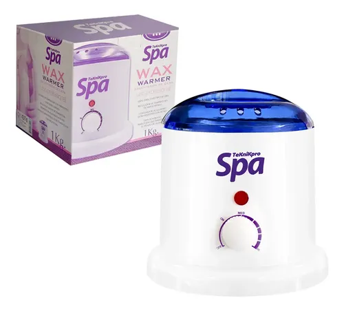 Calentador de cera depilatoria Teknikpro Wax Warmer220V color blanco