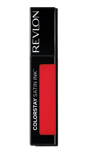 Labial Liquido Revlon Colorstay Satin Ink Liquid Lipcolor Acabado Satinado Color Fire & ice
