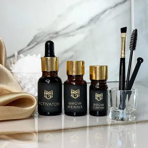 Kit Henna Ceja Mg Cosmetics Castaño Claro