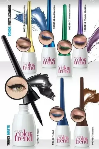 Avon Delineador Liquido Color Trend Punta Fina 3ml