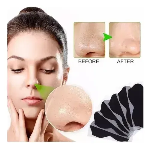 Mascarilla Tira Facial X50 Unidad Limpieza Puntos Negros