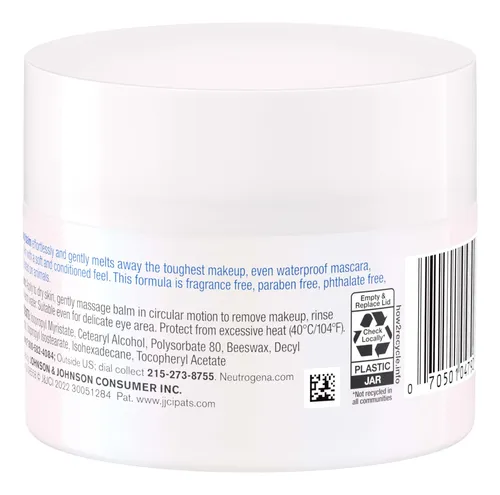 Bálsamo Limpiador Neutrogena Makeup Melting, 2.6 Onzas