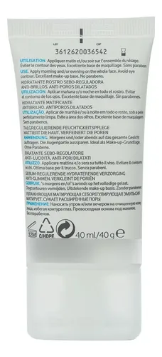 La Roche Posay Effaclar Mat Matificante Hidratante Seborreguladora Pieles Grasas