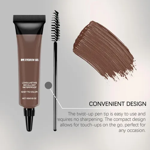 Z89| Gel Líquido For Cejas De Larga Duración, Impermeable,
