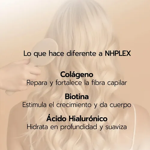 Kit Capilar Nissi Hair Colágeno Biotina Hidrata Nutre Brillo
