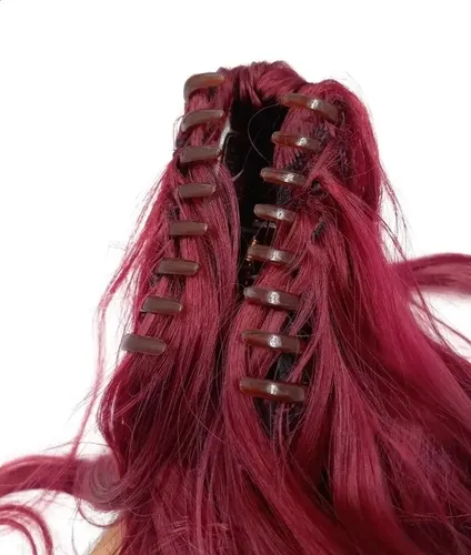 Extensión de Cabello Cola de Caballo de Fibra Sintética