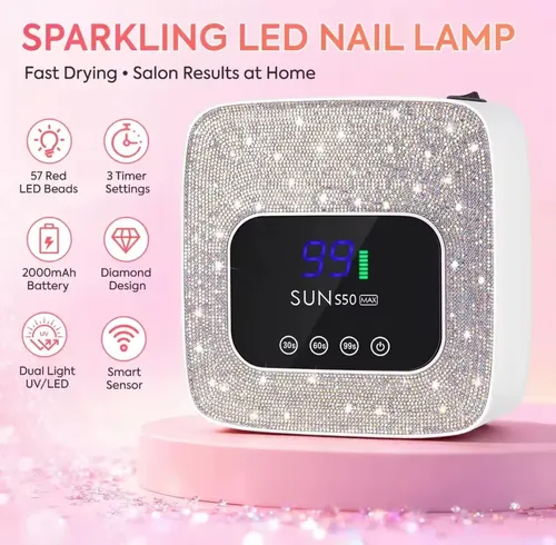 Cabina Uv/led Sun S50 Profesional Inalambrica