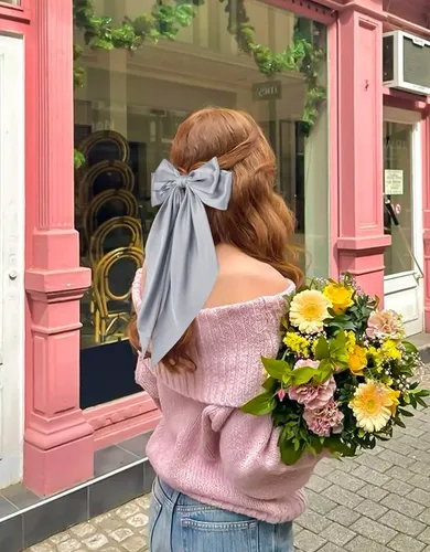 4 Horquilla Con Lazo Pinzas For El Pelo Accesorios Cabello