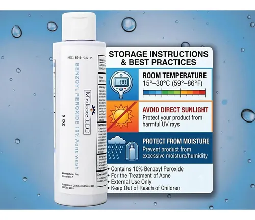 Medcore Benzoyl Peroxide 10% Limpiador Facial 5 Oz