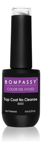 Bompassy Color Gel Uv/led Base Coat/ Top Coat 15ml X3 C/u
