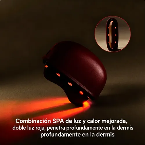 Gua Sha Eléctrico Facial Masajeador Térmico Con Aceite