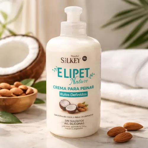 Elipet Nature Crema Para Peinar Rulos Definidossilkey 300ml