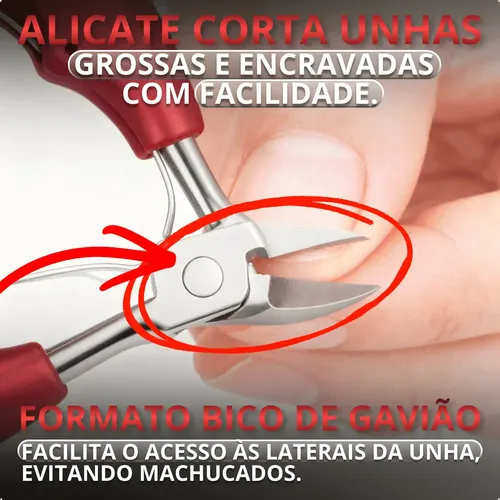 Cortador De Uñas Encarnadas Profesional Acero Inoxidable