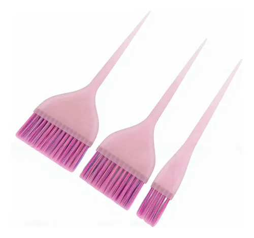 Brocha Para Teñir El Cabello, 3 Unidades, Mango Largo, Brico