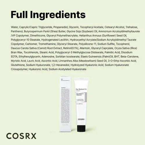 W Cream Core Retinol 0,1, R