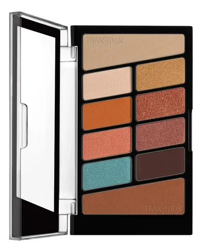 Paleta De Sombras Wet N Wild Color Icon 10 Sombras Eyeshadow Color de la sombra Not a basic peach