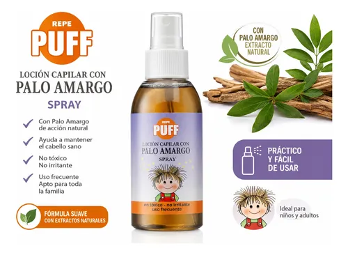 Loción Capilar Palo Amargo Spray Repe Puff 120 Ml -no Tóxico