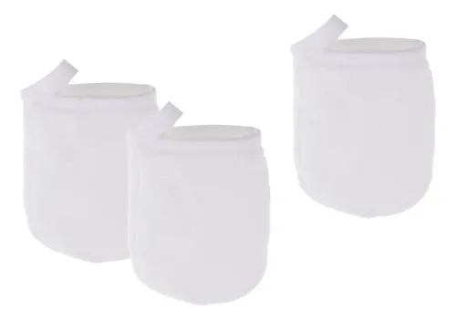 6pcs Paño Suave Del Removedor Del Maquillaje Guantes De La