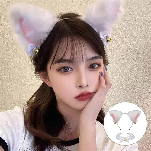 Sy/ Orejas De Gato Head Hoop Hair Holder Hairwear Diadema